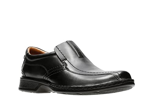 Clarks Men's Escalade Step, Black Leather, 14 D US