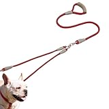 Leine Für Hunde | Doppelte Nylonseil Hundeleine | 1,5 Meter Extra Starke Hundeleine mit Griff | Geeignet für Mittel Haustiere wie Welpen für Outdoor-Aktivitäten wie Wandern und Wandern