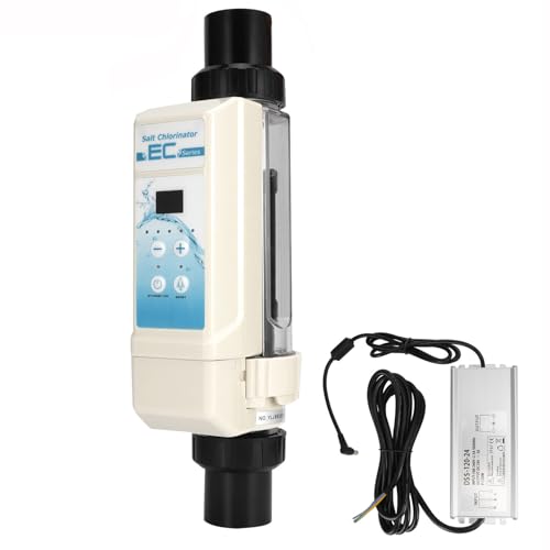 Generador de cloro salado para piscina, electrolizador, clorador de piscina con función de autolimpieza, sistema de cloro de agua salada para un mantenimiento eficiente de la piscina