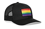 HAKA Rainbow Flag Hat – Pride Flag Trucker Hat for Men & Women, Adjustable Snapback Baseball Cap, Go