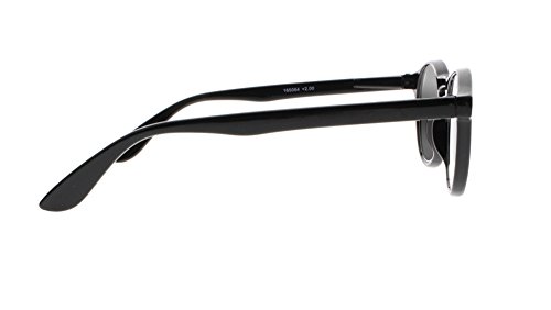 Retro Horn Rim Round Frame Transition Photochromic Reading Glasses Eyewear UV400 Sunglasses3