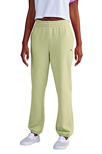 Image of Champion Women's Cinched-Bottom Fleece Sweatpants, Oversized Fit, Midweight