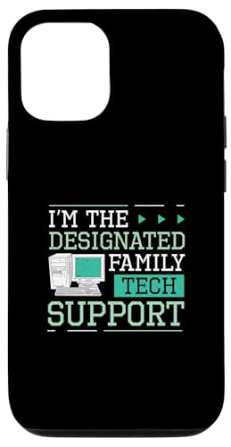 I'm The Designed Family Tech Support Funny Computer Nerds �X�}�z�P�[�X iPhone 12/12 Pro �p