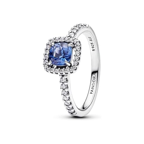 Bague carrée bleue PANDORA Cover