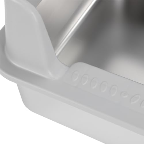 Caixa de Areia Fechada Com Lados Altos da Parede, Entrada Versátil de Entrada Lateral Anti-splash, F