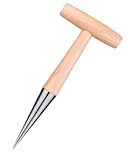 TPZORJX 1pcs Blumenzwiebel pflanzholz werkzeuge zwiebelpflanzer mit Kalibrierung...