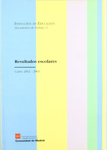 Portada de Resultados Escolares Curso 2002-2003