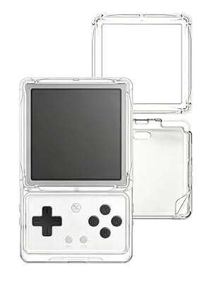 Shockproof TPU Case for Anbernic RG Rotate Retro Handheld Game Console, Durable & Slim, Clear