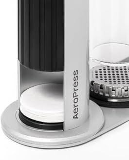 AeroPress Stainless Steel Organizer Stand, Organizing Caddy & Accessories Station with Storage Rack for Filters, Holder Fits Premium, Clear & Original Coffee Maker