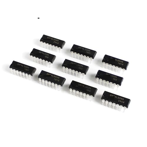 GHJ567RE 50 uds/Lote 74LS00 74LS02 74LS04 74LS08 74LS32 DIP-14 IC Chip 5valuex10pcs = 50 Uds Kit de componentes electrónicos(5 Values-50PCS-Kit)
