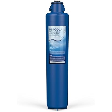 PERCOLA AP917HD-S Water Filter, Compatible with Aqua-Pure® AP917HD-S Whole House Sediment/CTO Filter Cartridge for 3M® Aqua-Pure® AP904 System, W/Scale Inhibitor (1 Pack) Cover