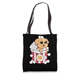 Pup Corn Popcorn Dog Puppy Tote Bag