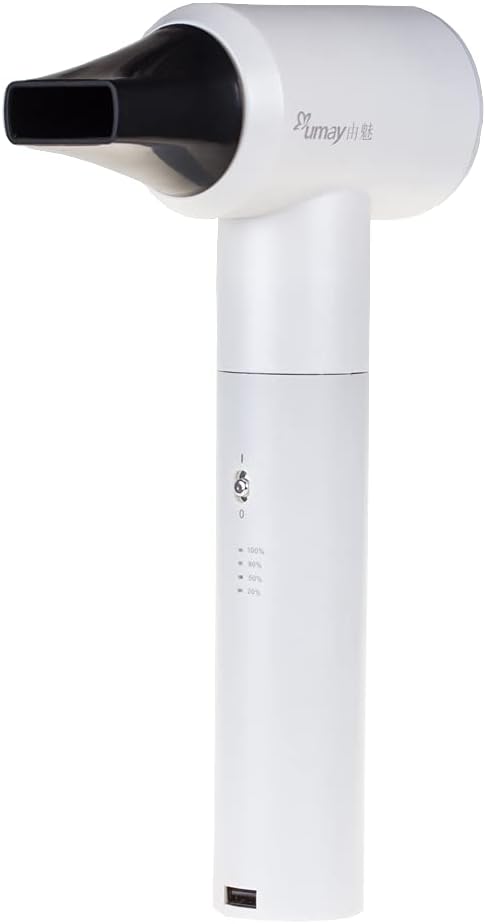 充電式ヘアドライヤー女性軽量usbリチウム電池ワイヤレスポータブルブロードライヤーアートペインティング旅行屋外キャンプペットの赤ちゃんのための熱風と冷風 購入
