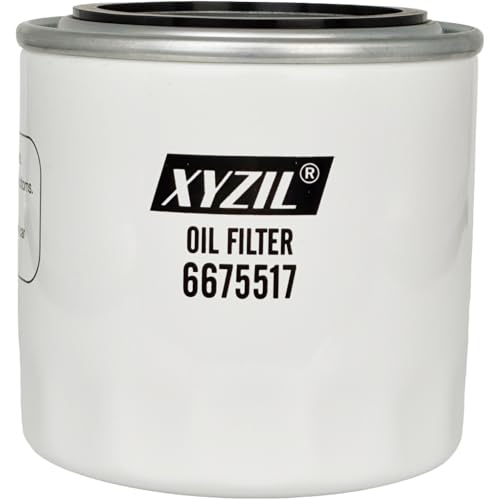 XYZIL 2X Engine Oil Filter 6675517 Compatible with Bobcat S550 S650 S750 S130 S150 S175 S185 T550 T590 T650 751 753 763 773 E35 E35i E42 E50 E55 325 328 331 B200 B300 BL370 BL475 1600 P550318