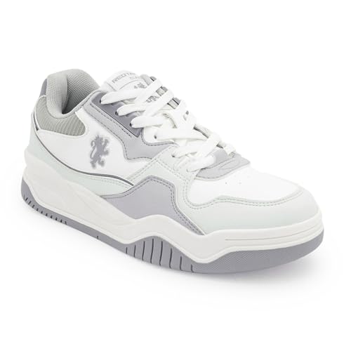 Image of Red Tape Women's Sneakers White Mesh Pu TPU Round Toe Lace-Up Comfort Grip