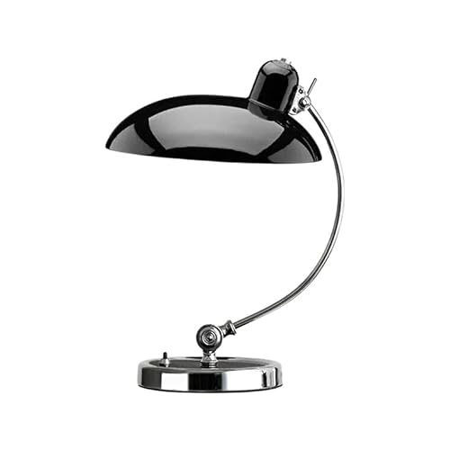 電光ホーム テーブルランプ 北欧 モダン 照明 E26 LED 白熱電球 コンセント式 おしゃれ レトロ アンティーク テーブルライト インテリアライト デスクライト 作業机 書斎 寝室 ベッドサイド 店舗 カフェ プレゼント (ブラック)