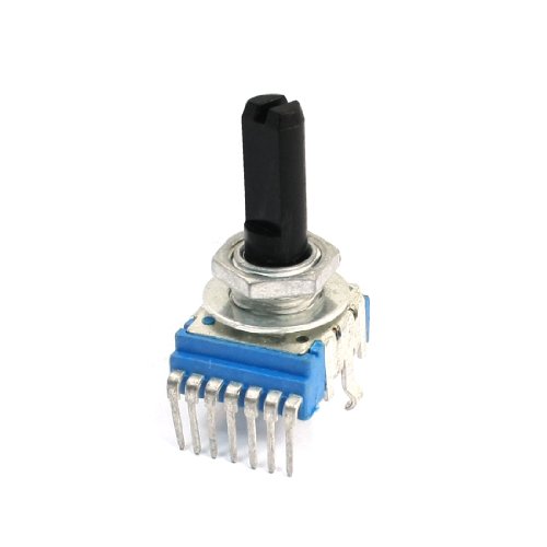 Aexit B10K 10K ohm Linear Taper Dual Potentiometer D Shaft Right Angle (b8670048acffcc5244795510b2e8afdb)