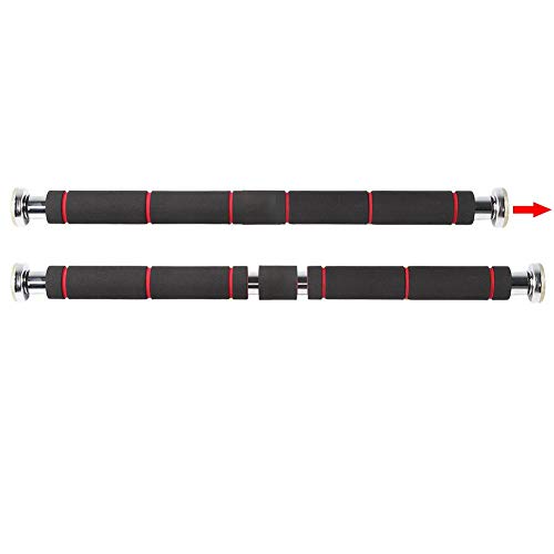 YWBL-WH Barre de Traction, Multifonctionnel d'intérieur de Fitness à Domicile unipolaire Pull Up Chin Up Door Bar Exercise Fitness Equipment, 62-100cm Longueur réglable