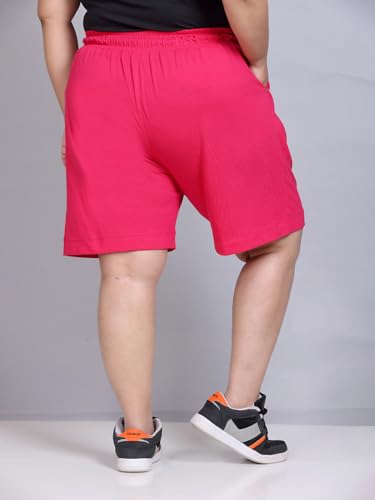 Image of CUPID Plain Comfortable Plus Size Barmunda /Shorts for Sports, Yoga, Daily Use Gym, Night Wear, Casual Wear for Girls