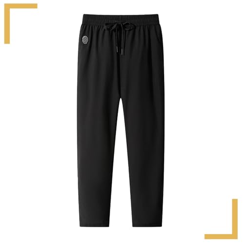 Generisch Pantalón térmico con calefacción para hombre y mujer, actividades al aire libre, jogging, pantalón de ocio con práctico bolsillo con cremallera, L - imagen 3