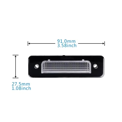 Luz de matrícula de coche para BMW M1 E26 soluciona ITV defectuosa trasera 6