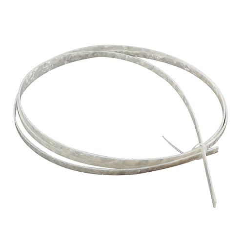 Holibanna 6 Colored Edge Strips Guitar Acoustic Ukulele White