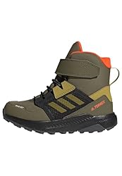 adidas Unisex niños Terrex Trailmaker High Cold.RD...: Compra una talla más pequeña Botas de montaña TERREX TRAILMAKER HIGH C.RDY K (GZ1174) Las botas de montaña de la marca adidas están diseñadas con la optima tecnología y calidad para que se adapten a tu pie sin dejar de la lado el estilo Practica tu d...