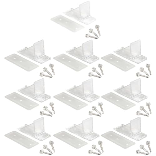 Kit de protección de nieve para techos de metal transparente para exterior con base robusta 2