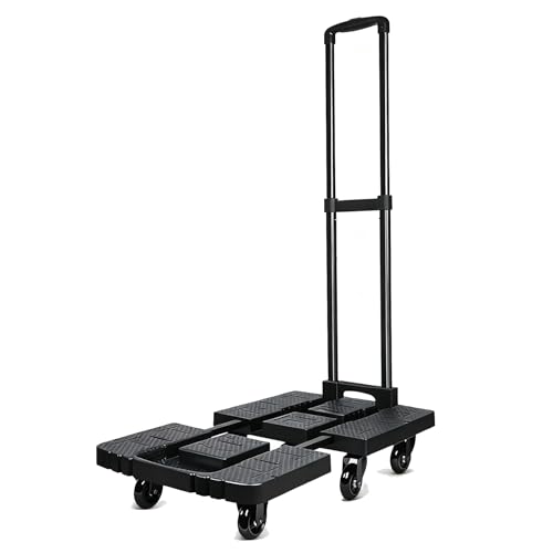 Carretilla plegable con ruedas y mango ajustable miniatura 1