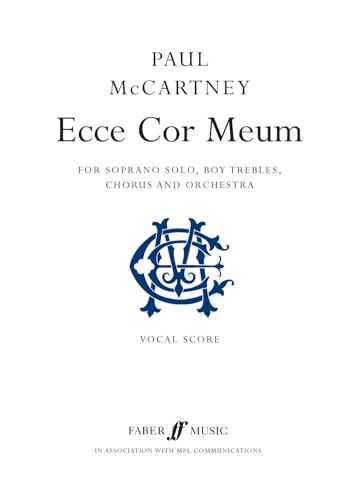 Ecce Cor Meum: Vocal Score (Faber Edition)