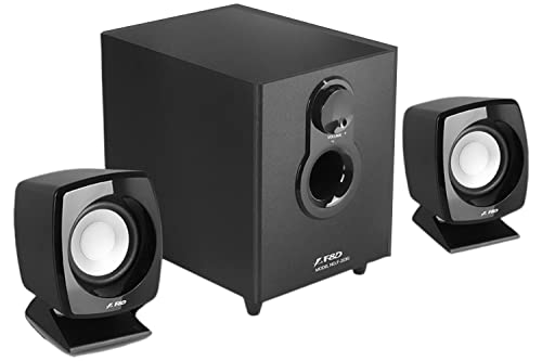 F&D 11 Watts F-203G 2.1 Wired Channel Multimedia Speakers System (Black)