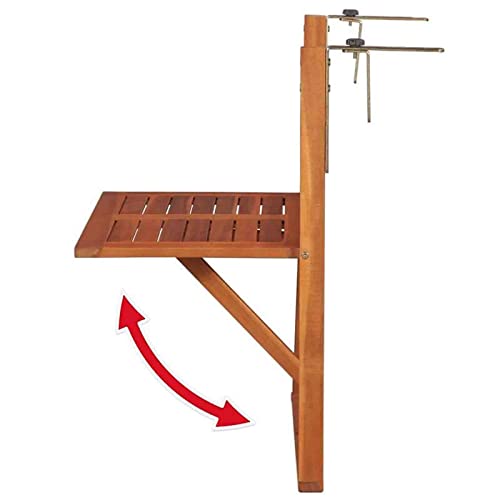 Mesa De Corrimão Montada Na Parede Varanda Externa, Mesas De Deck, Rack De Armazenamento, Mesas Late