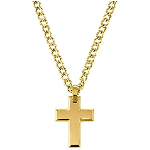 s.Oliver Gold Cross Pendant Necklace Cover