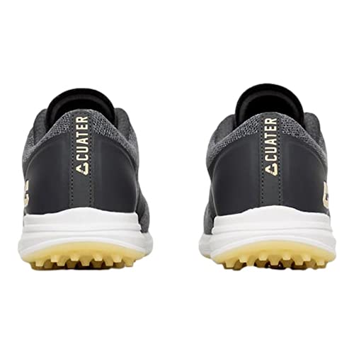 Travismathew Men's Moneymaker Spikeless Golf Shoe, Grey Pinstripe/Sunlight (Us_Footwear_Size_System, Adult, Men, Numeric, Medium, Numeric_9) #TOP4