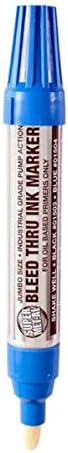 Jumbo Bleed-Thru Marker (Blue) - 12 PACK