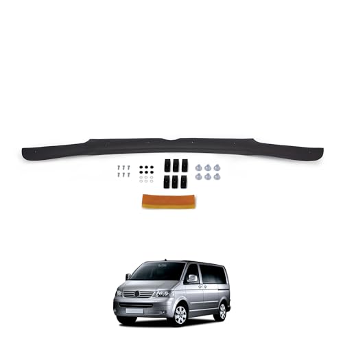 IKC Store for VW Volkswagen Transporter T5 2003 2004 2005 2006 2007 2008 2009 Bonnet Protector Guard Front Bug Shield Hood Deflector Hood Stone Hood Shields Piano Black