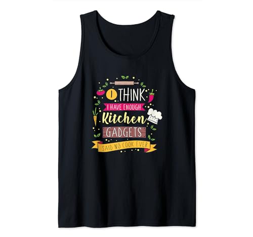 Kitchen Gadgets Chef Culinary Cook Baker Barbecue Cooking Tank Top
