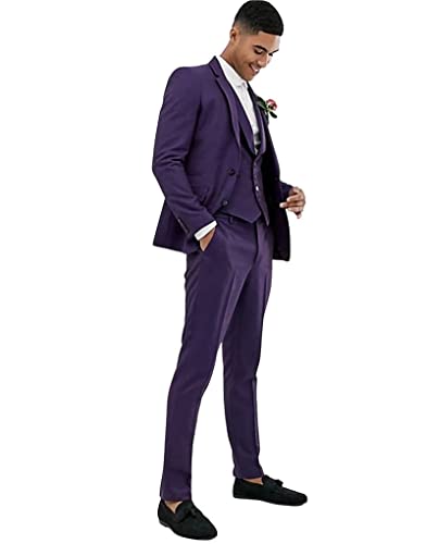 Costume pour la fête de mariage ensemble 3 pièces complet élégant homme