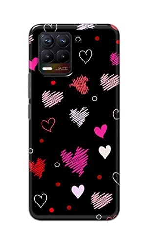 Image of PRINTFIDAA Vibrations of Love Hard Back Cover for Realme 8 / Realme 8 Pro Back Cover -(P6) KAT1009