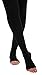 ABSOLUTE SUPPORT Compression Tights for Women 20-30mmHg with Open Toe - Opaque Graduated Support Pantyhose for Swelling, Edema, Varicose Veins Circulation during Pregnancy - Black, Large - A214BL3