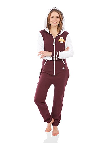 Zipups Mono-Pijama Team Spirit Burdeos/Blanco L