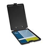 Business Source Plastic Storage Clipboard - Black - Letter-Size (37513) (2 Pack)