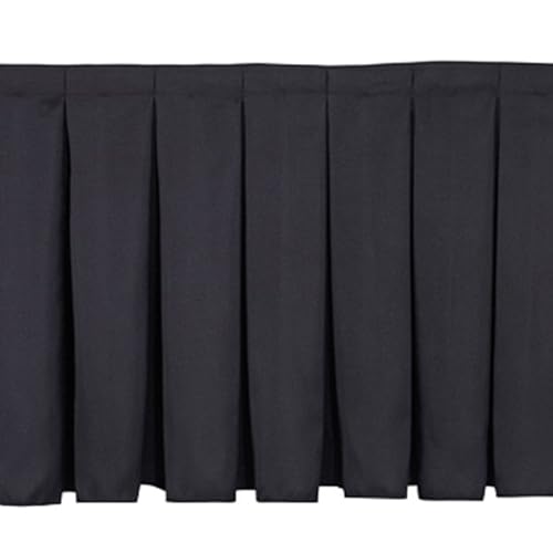 Efavormart Black Stage Skirt 24x20ft