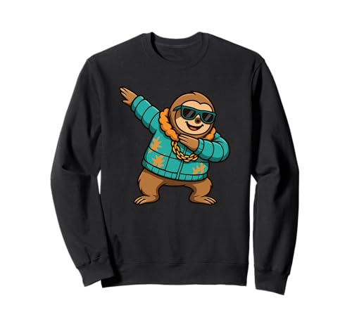 Dabbing Sloth Lazy Days For Kids Women Men Dab Pose Funny Sudadera