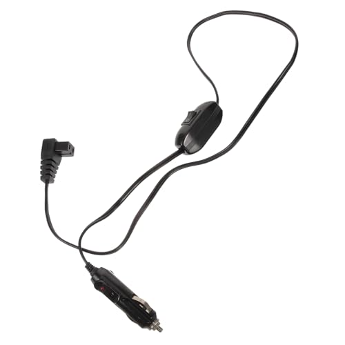 Zerodeko Car Fridge Adapter Cord with Switch Durable Power Cable for Fridge Accessory Compatibility Easy to Use Plug and Play Design for Car Refrigerators