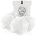 Shower Pouf Bath Loofah Sponges, White Mesh Bath Poufs for Men and Women, Big Luxury Body Buff Puff in Bulk, Skin Care Cleaning & Beauty Bathing by Whale Life (Cream White, Large, 60g/pcs, 4 Pack)