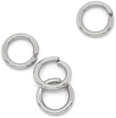 Valyria 500pcs Stainless Steel Open Jump Rings Connectors Jewelry Findings 18 Gauge