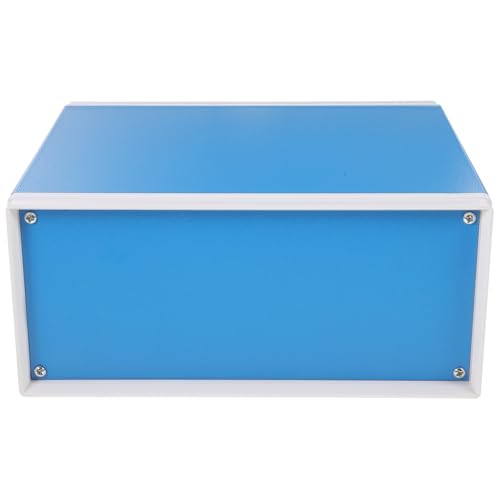 OSALADI Scatola Di Giunzione in Metallo 20.00X16.50X9.00 Cm Custodia Per Progetti Elettronici Con Viti E Piedini Per Cablaggio Di Superficie Sensori Terminali E Comunicazione