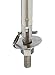 Attwood 903-008-T-S Swivl-Eze Polished Stainless Steel Fixed Height Ski Pylon, 29-Inch