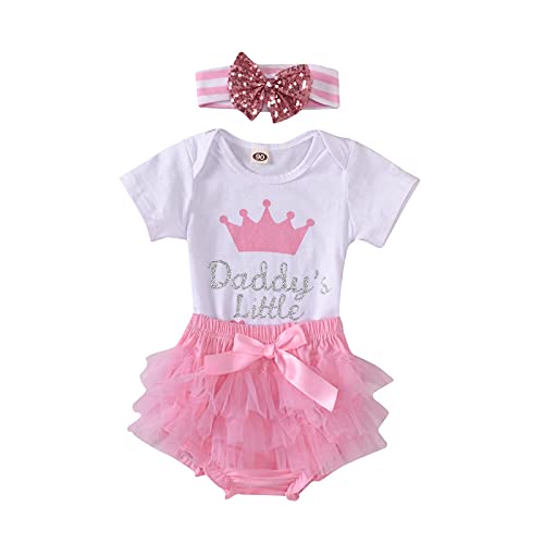 Image of Dimoybabe Baby Girl Clothes Stuff Newborn Infant Summer Cute Outfit 0-24 Months